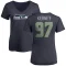 Women's Patrick Kerney Name & Number Slim Fit T-Shirt - Navy