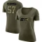 Women's Patrick O'Connell Legend Salute to Service Scoop Neck T-Shirt - Olive