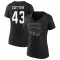 Women's Paul Cotter 2023 Western Conference Champions Goal Tender V-Neck T-Shirt - Black