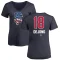 Women's Paul DeJong Name and Number Banner Wave V-Neck T-Shirt - Navy