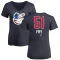 Women's Paul Fry Name and Number Banner Wave V-Neck T-Shirt - Navy