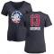 Women's Paul George Name and Number Banner Wave V-Neck T-Shirt - Navy