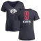 Women's Paul Kariya Name and Number Banner Wave V-Neck T-Shirt - Navy