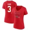 Women's Paul Laus 2023 Eastern Conference Champions Goal Tender V-Neck T-Shirt - Red