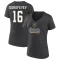 Women's Pavel Dorofeyev Heather 2023 Western Conference Champions V-Neck T-Shirt - Charcoal