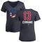 Women's Pedro Cerrano Name and Number Banner Wave V-Neck T-Shirt - Navy