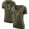 Women's Penny Hart Legend Salute to Service Scoop Neck T-Shirt - Olive