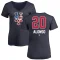 Women's Pete Alonso Name and Number Banner Wave V-Neck T-Shirt - Navy