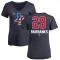 Women's Pete Fairbanks Name and Number Banner Wave V-Neck T-Shirt - Navy