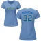 Women's Peter Strzelecki Name & Number T-Shirt - Light Blue