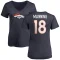 Women's Peyton Manning Name & Number Slim Fit T-Shirt - Navy