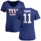 Women's Phil Simms Name & Number Slim Fit T-Shirt - Royal