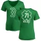 Women's Phillips Valdez Dubliner Name & Number V-Neck T-ShirtKelly - Green