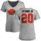 Women's Pierre Strong Jr. Name & Number Slim Fit T-Shirt - Ash