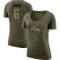 Women's P.J. Locke Legend Salute to Service Scoop Neck T-Shirt - Olive