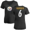 Women's Pressley Harvin III Name & Number Slim Fit T-Shirt - Black