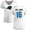 Women's Preston Williams Name & Number Slim Fit T-Shirt - White