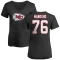 Women's Prince Tega Wanogho Name & Number Slim Fit T-Shirt - Black