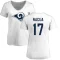 Women's Puka Nacua Name & Number Slim Fit T-Shirt - White