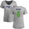 Women's Quandre Diggs Name & Number Slim Fit T-Shirt - Ash