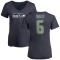 Women's Quandre Diggs Name & Number Slim Fit T-Shirt - Navy