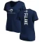 Women's Quentin Lake Backer Slim Fit T-Shirt - Navy