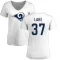 Women's Quentin Lake Name & Number Slim Fit T-Shirt - White