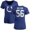 Women's Quenton Nelson Name & Number Slim Fit T-Shirt - Royal