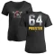 Women's Quinn Priester Midnight Mascot V-Neck T-Shirt - Black