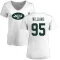 Women's Quinnen Williams Name & Number Slim Fit T-Shirt - White