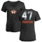 Women's Rafael Montero Midnight Mascot V-Neck T-Shirt - Black