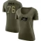 Women's Raiqwon O'Neal Legend Salute to Service Scoop Neck T-Shirt - Olive