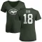 Women's Randall Cobb Name & Number Slim Fit T-Shirt - Green