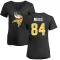 Women's Randy Moss Name & Number Slim Fit T-Shirt - Black