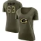 Women's Rasheed Walker Legend Salute to Service Scoop Neck T-Shirt - Olive