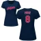 Women's Ray Fosse Name & Number T-Shirt - Navy