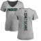 Women's Ray Nitschke Backer V-Neck T-Shirt - Ash