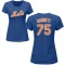 Women's Reed Garrett Name & Number T-Shirt - Royal