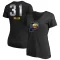 Women's Reggie Miller Midnight Mascot T-Shirt - Black