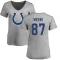 Women's Reggie Wayne Name & Number Slim Fit T-Shirt - Ash