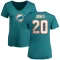 Women's Reshad Jones Name & Number Slim Fit T-Shirt - Aqua