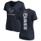 Women's Rex Burkhead Backer Slim Fit T-Shirt - Navy