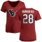 Women's Rex Burkhead Name & Number Slim Fit T-Shirt - Red