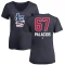 Women's Richie Palacios Name and Number Banner Wave V-Neck T-Shirt - Navy