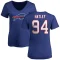 Women's Rickey Hatley Name & Number Slim Fit T-Shirt - Royal