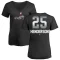 Women's Rickey Henderson Midnight Mascot V-Neck T-Shirt - Black