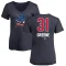 Women's Riley Greene Name and Number Banner Wave V-Neck T-Shirt - Navy