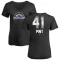 Women's Riley Pint Midnight Mascot V-Neck T-Shirt - Black