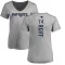 Women's Riley Reiff Backer V-Neck T-Shirt - Ash