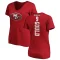 Women's Robbie Gould Backer Slim Fit T-Shirt - Red